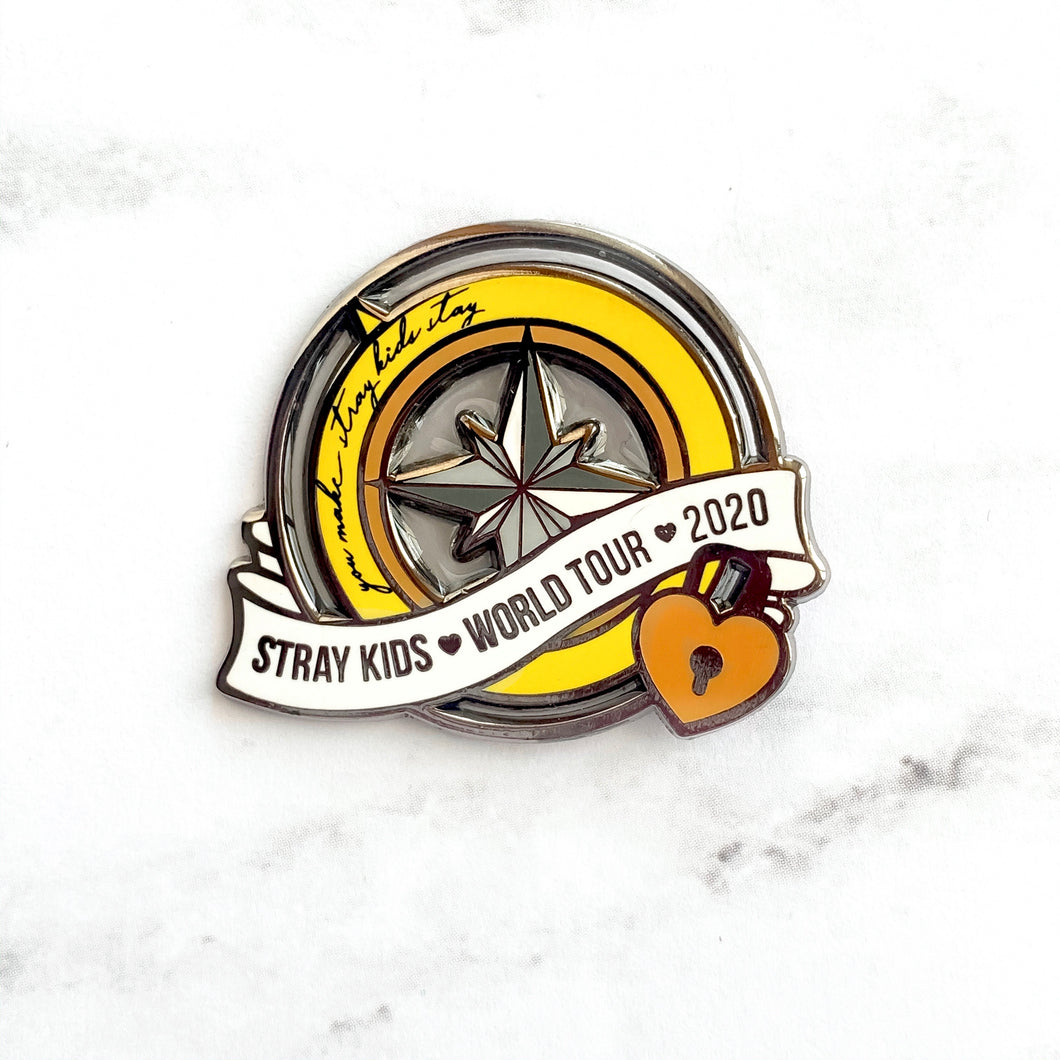 Stray Kids Unlock World Tour Pin