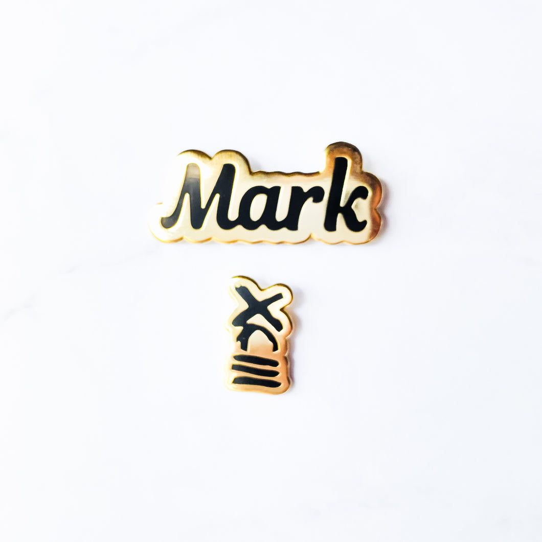 Mark Birthday Pin Set