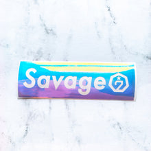 Load image into Gallery viewer, Savage7 Vinyl Holographic Sticker